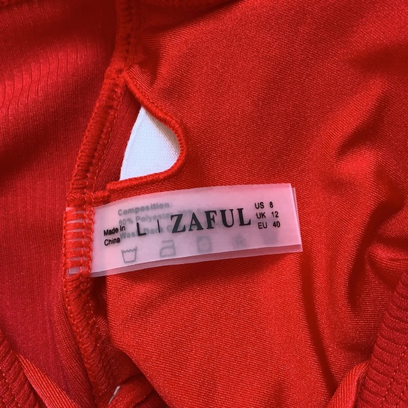 🌸2/$20🌸 ZAFUL Bowknot Rib Bandeau Bikini Set - Picture 5 of 8